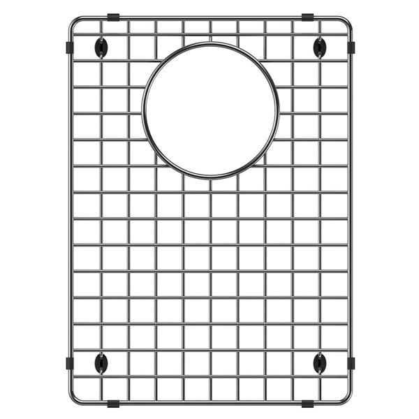 Grille d'évier BLANCO en acier inoxydable pour évier de cuisine BLANCO Liven Bar et Precis 50/50