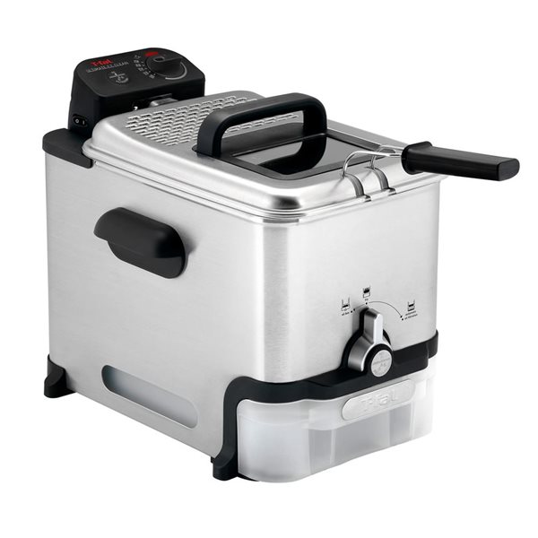 Friteuse T-Fal EZ Clean 3,5 L en acier inoxydable