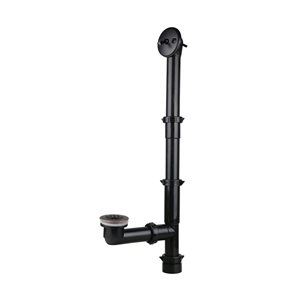 Streamline Trip Lever 1.5-in Matte Oil Rubbed Bronze Bath Waste And Overflow Drain