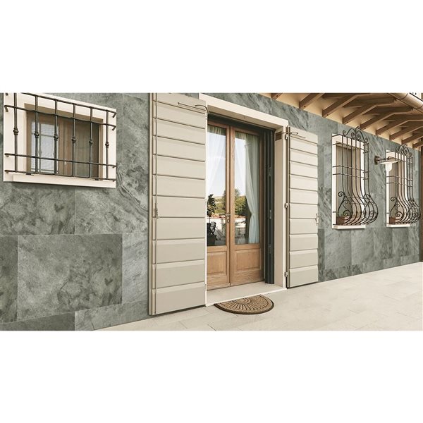 Dundee Deco Silver Grey 3 x 2-ft Embossed Stone Veneer Wall Panels - 5-Pack