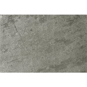 Panneaux muraux en placage de pierre en relief Dundee Deco gris argenté 3 x 2 pi, 5/pqt