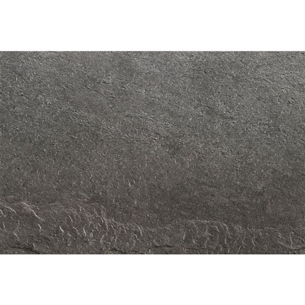 Dundee Deco Galaxy Black 3 x 2-ft Embossed Stone Veneer Wall Panels - 5-Pack