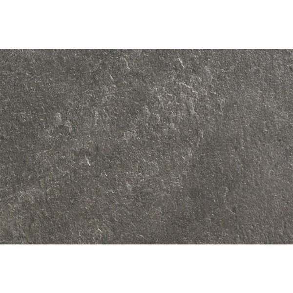 Dundee Deco Galaxy Black 3 x 2-ft Embossed Stone Veneer Wall Panels - 5-Pack