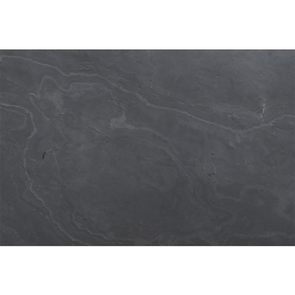 Dundee Deco Black 3 x 2-ft Embossed Stone Veneer Wall Panels - 10-Pack