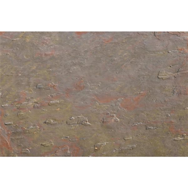 Dundee Deco Multi Color 3 x 2-ft Embossed Stone Veneer Wall Panels - 10-Pack