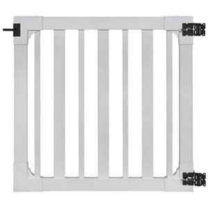Barrière de clôture en vinyle blanc WamBam Sturbridge, 48 x 48 po