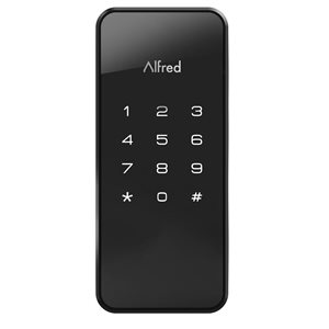 Alfred DB1S Smart Black 1-Cylinder Deadbolt Keyless