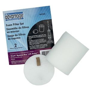 Advantage Shark Rotator Pro Liftaway NV500 Replacement Foam Filter Set - 2/Pack