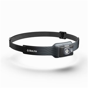 BioLite 325 Rechargeable LED HeadLamp - Midnight Grey