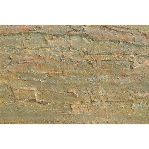 Dundee Deco Burning Forest Copper 3 x 2-ft Embossed Stone Veneer Wall Panels Sample