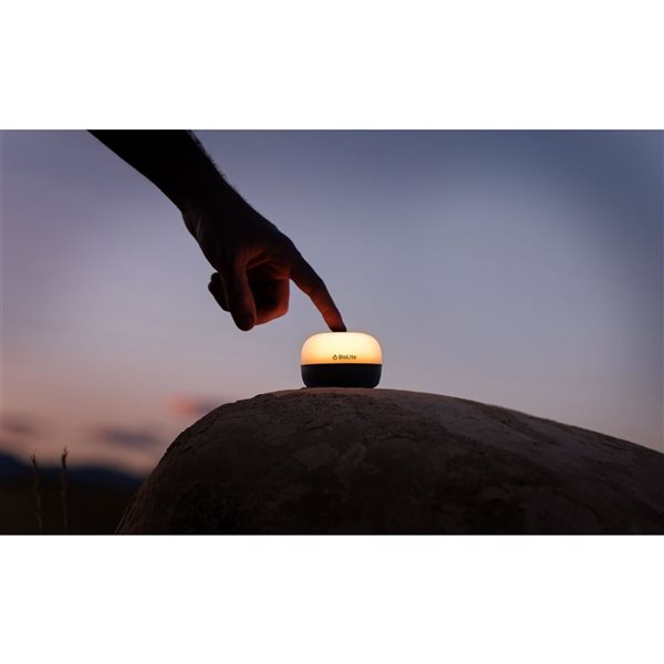 Mini lanterne LED rechargeable AlpenGlow de BioLite - Charbon