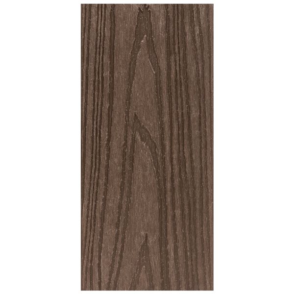 everhome 8-ft Pecan Brown Solid Core Composite Deck Planks - 4/Pack
