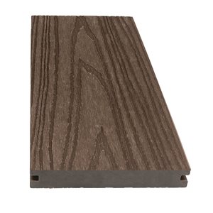 everhome 8-ft Pecan Brown Solid Core Composite Deck Planks - 4/Pack