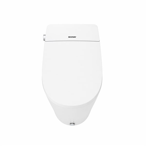 ECOWAY Lux 1-Piece 3.8 LPF White Toucheless Flush Heated Elongated Standard Tankless Smart Bidet Toilet