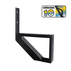 Pylex 1-Step 9 1/16-in Black Aluminum Stair Stringer