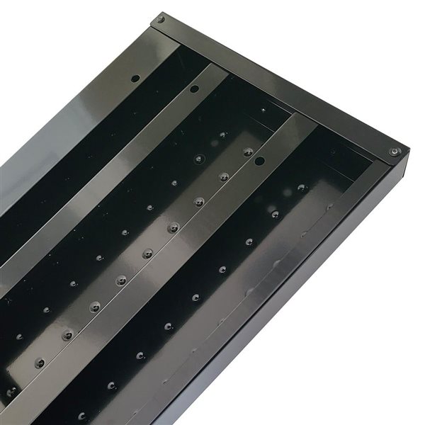 Pylex 11 x 36-in Black Steel Stair Tread