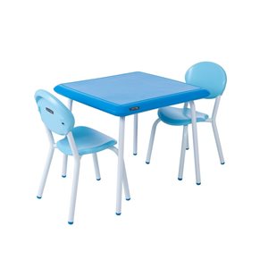 Ensemble bleu table et chaises empilables pour enfants de Lifetime