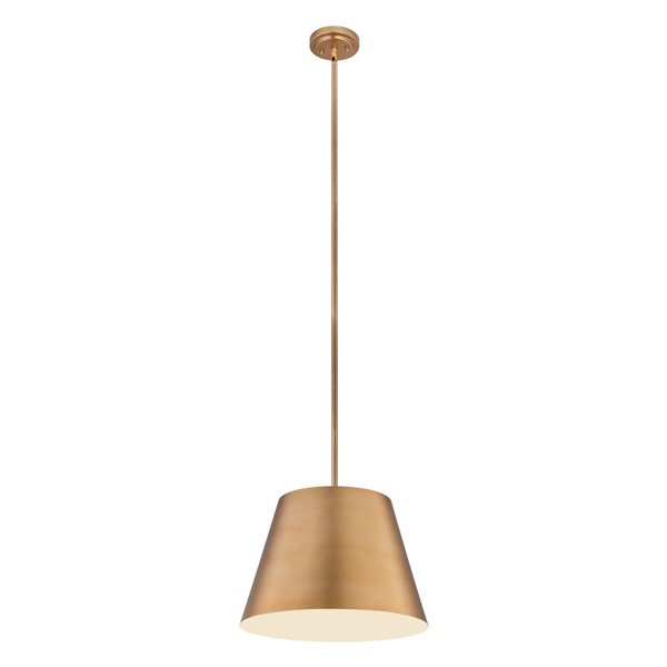 Z-Lite Lilly Modern Gold 1-Light Dome Pendant Light