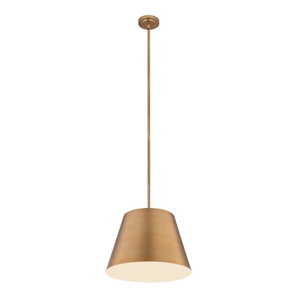 Z-Lite Lilly Modern Gold 1-Light Dome Pendant Light