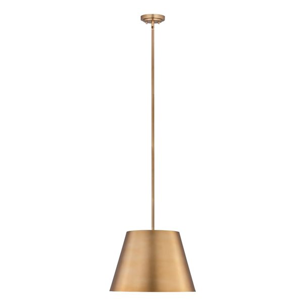 Z-Lite Lilly Modern Gold 1-Light Dome Pendant Light