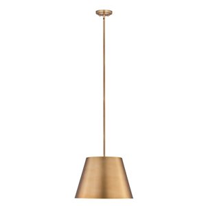 Z-Lite Lilly Modern Gold 1-Light Dome Pendant Light