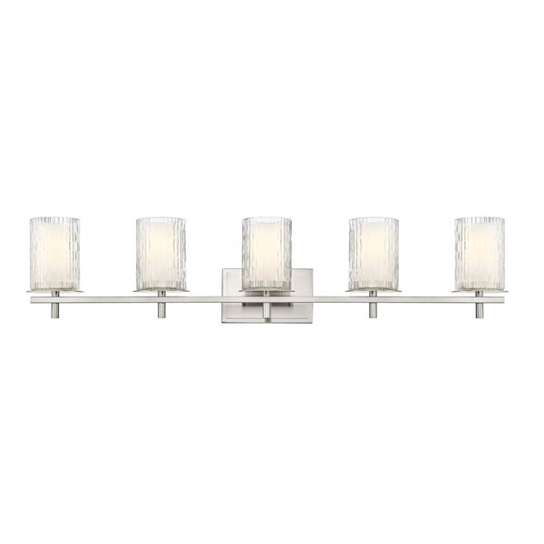 Z-Lite Grayson Brushed Nickel 5-Light Vanity Light