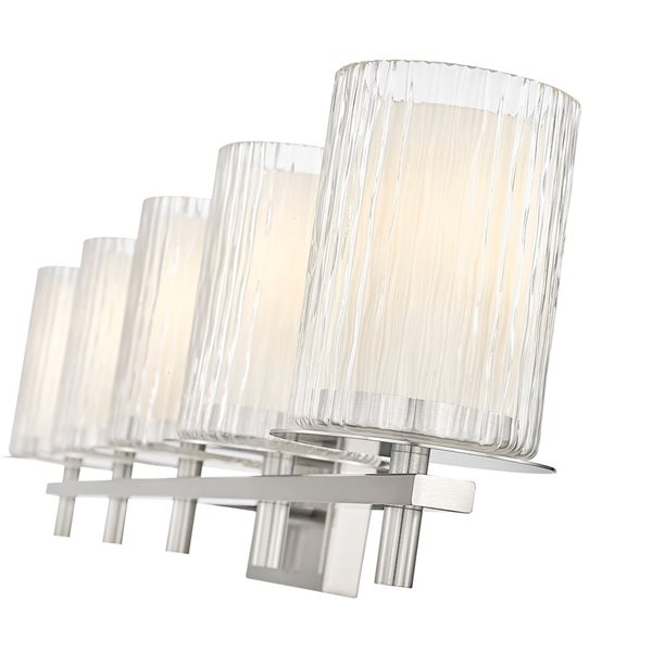 Z-Lite Grayson Brushed Nickel 5-Light Vanity Light