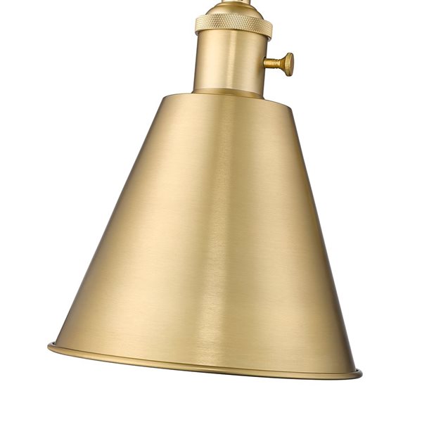 Z-Lite Gayson 7.5 Modern Gold 1-Light Wall Sconce