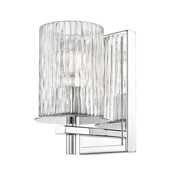 Z-Lite Grayson 4.75 Chrome 1-Light Wall Sconce