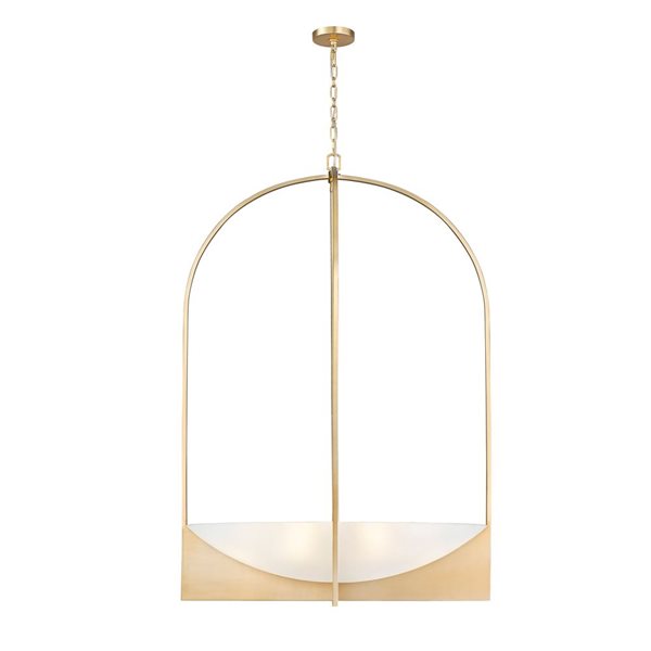 Z-Lite Devon Modern Gold 8-Light Abstract Chandelier