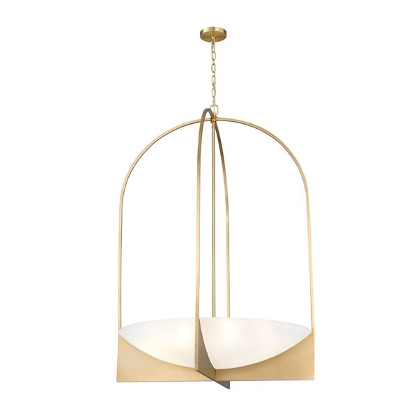 Z-Lite Devon Modern Gold 8-Light Abstract Chandelier