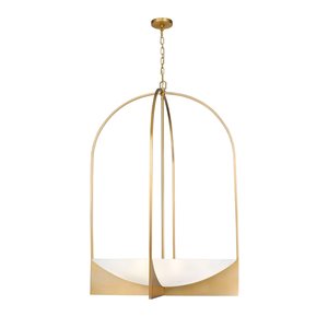 Z-Lite Devon Modern Gold 8-Light Abstract Chandelier