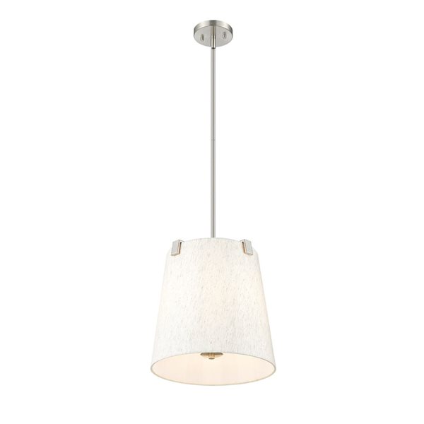 Z-Lite Weston Brushed Nickel 3-Light Drum Pendant Light