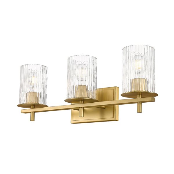 Z-Lite Grayson Modern Gold 3-Light Vanity Light