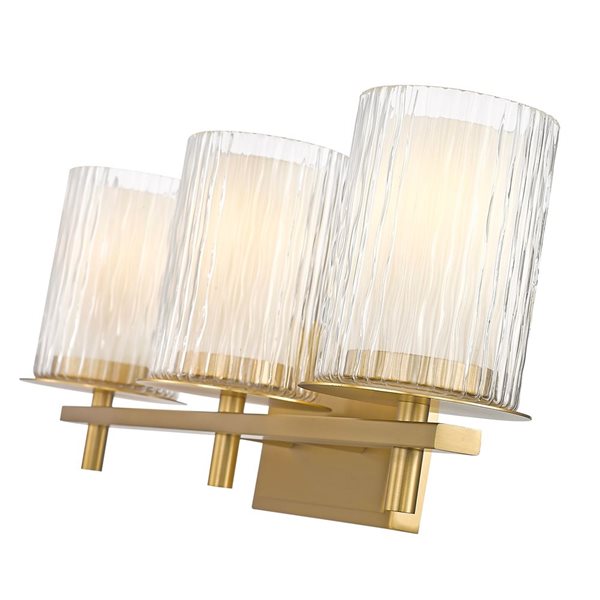 Z-Lite Grayson Modern Gold 3-Light Vanity Light