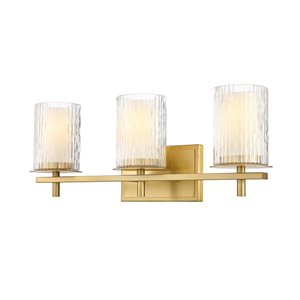 Z-Lite Grayson Modern Gold 3-Light Vanity Light