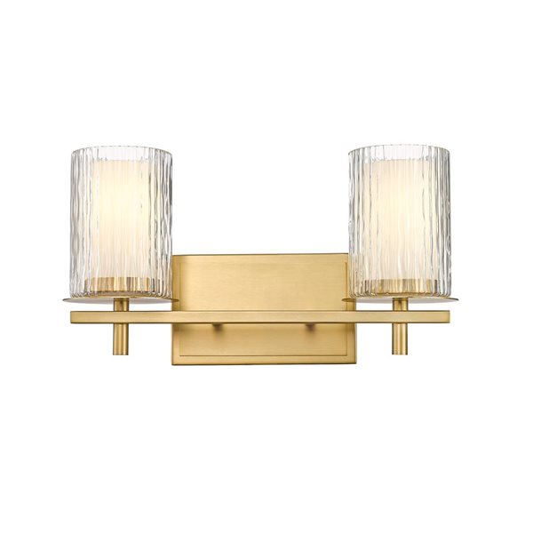 Z-Lite Grayson Modern Gold 2-Light Vanity Light