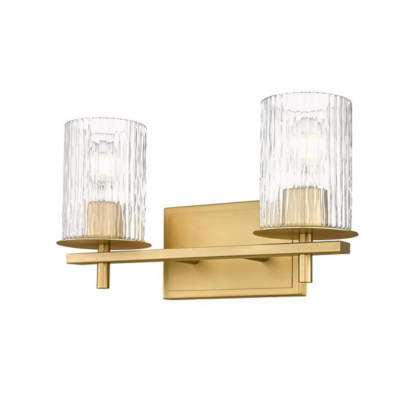 Z-Lite Grayson Modern Gold 2-Light Vanity Light