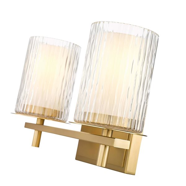 Z-Lite Grayson Modern Gold 2-Light Vanity Light