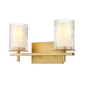 Z-Lite Grayson Modern Gold 2-Light Vanity Light