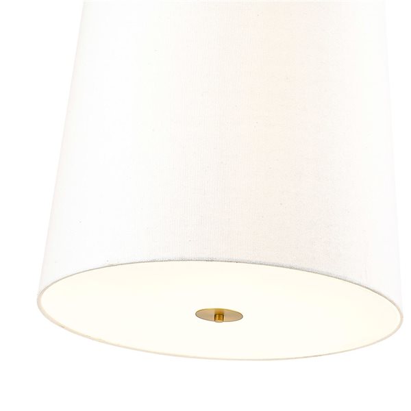 Z-Lite Weston Modern Gold 6-Light Drum Pendant Light