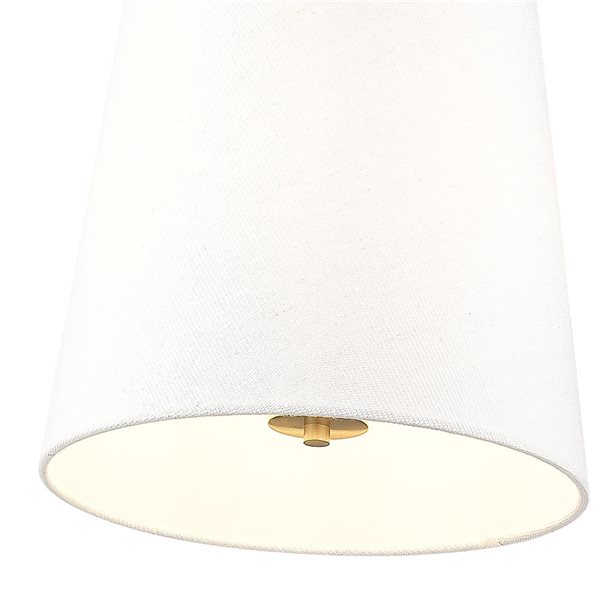 Z-Lite Weston Modern Gold 3-Light Drum Pendant Light