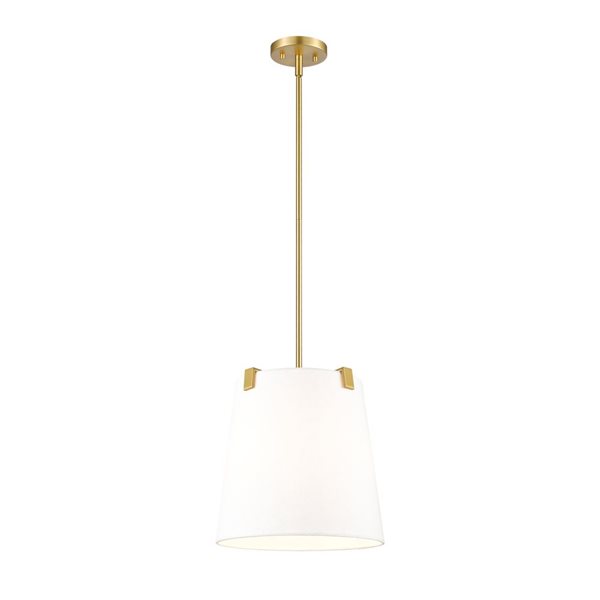 Z-Lite Weston Modern Gold 3-Light Drum Pendant Light