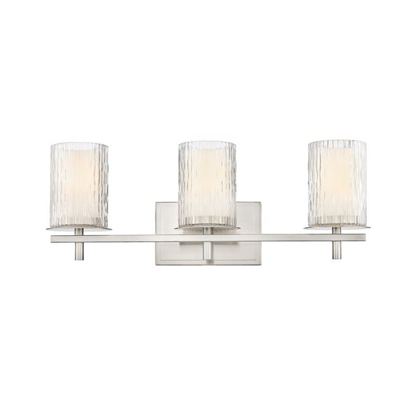 Z-Lite Grayson Brushed Nickel 3-Light Vanity Light