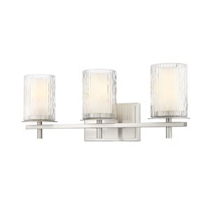 Z-Lite Grayson Brushed Nickel 3-Light Vanity Light