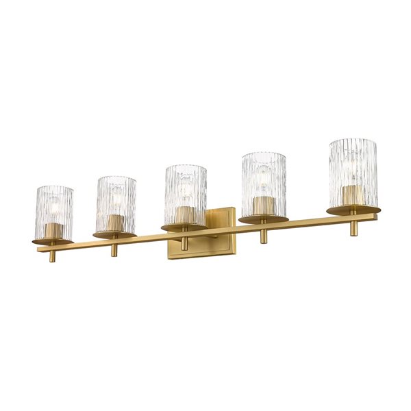 Z-Lite Grayson Modern Gold 5-Light Vanity Light