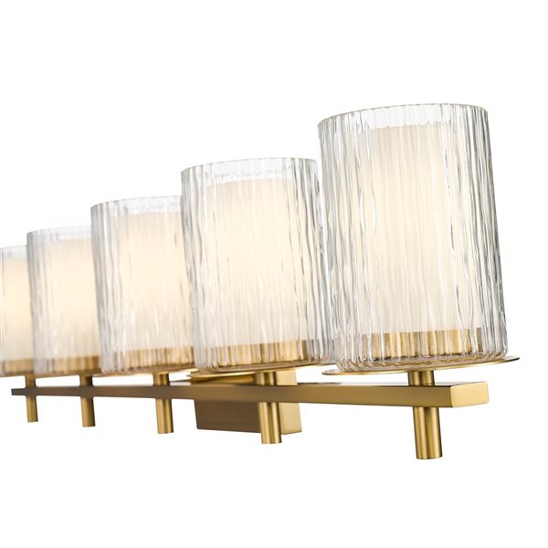 Z-Lite Grayson Modern Gold 5-Light Vanity Light