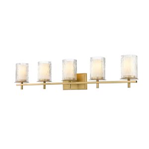 Z-Lite Grayson Modern Gold 5-Light Vanity Light