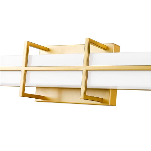 Z-Lite Harrison Modern Gold 1-Light Vanity Light