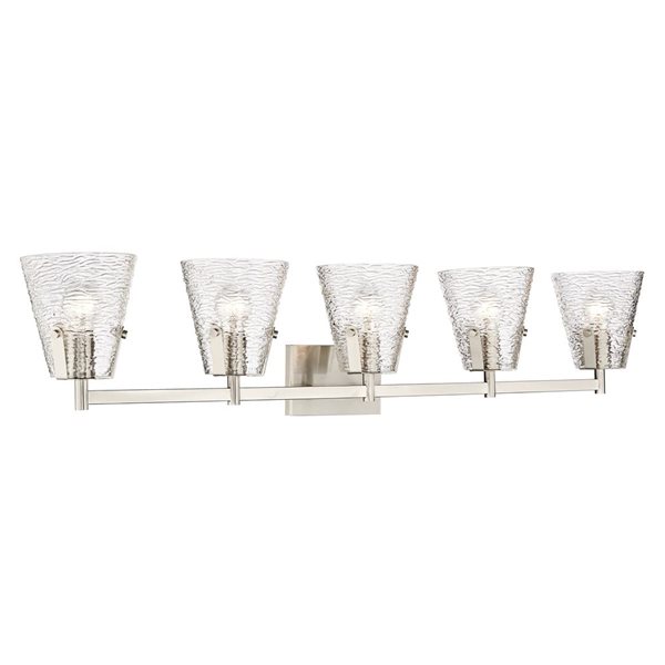 Z-Lite Analia Brushed Nickel 5-Light Vanity Light